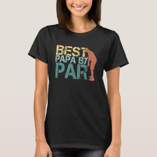 Best Papa van Par Vaderdag Golf Grandpa 2 T-shirt