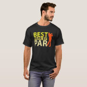 Best Papa van Par Vaderdag Golf Lover Gift Papa T-shirt (Voorkant volledig)