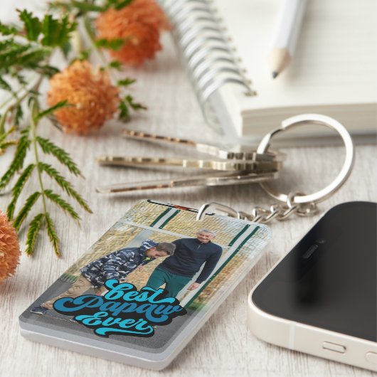 Best Papaw Ever | Foto opa Sleutelhanger (Voorkant Rechts)