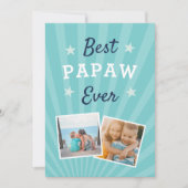 Best Papaw Ever | Foto Vaderdag Kaart (Voorkant)