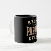 Best Papaw Ever - Papa opa Tweekleurige Koffiemok (Voorkant links)