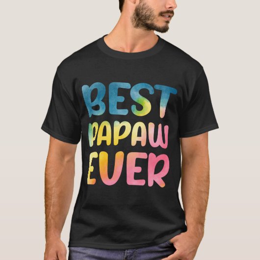 Best Papaw Ever Vaderdag Papaw T-shirt (Voorkant)