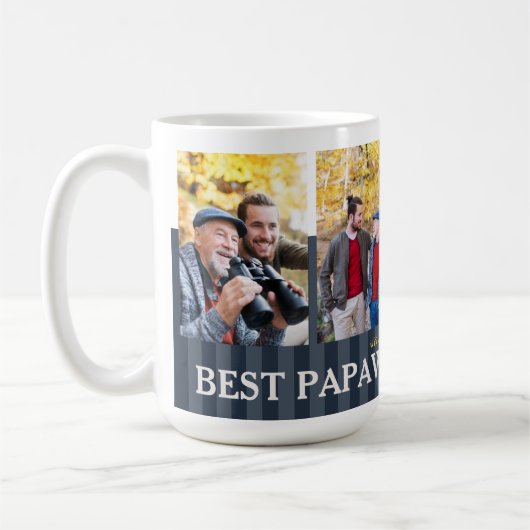 Best Papaw in de wereld Custom Photos Coffee Mok (Links)