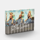 Best Papaw in World Custom Photo Block Fotoblokken (Links)