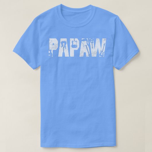 Best Papaw, ooit gitarist2 T-shirt (Design voorkant)