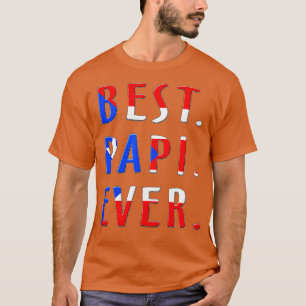 Best Papi Ever Puerto Rican Flag Padre Papa taino T-shirt