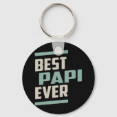 Best Papi Ever Sleutelhanger (Voorkant)