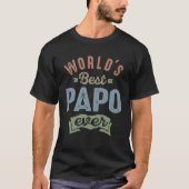 Best Papo over de wereld T-shirt (Voorkant)