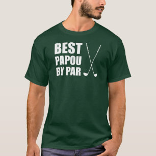 Best Papou door Par Greek Grandpa Golf T-shirt