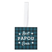 Best Papou Ever | Holiday Pset Foto Decoratie (Voorkant)