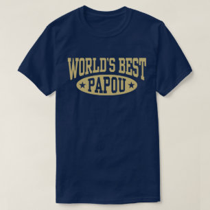Best Papou van de wereld T-shirt