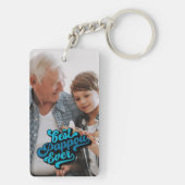 Best Pappou Ever | Foto opa Sleutelhanger (achterkant)