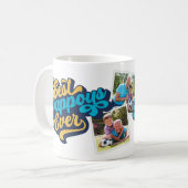 Best Pappous Ever | Foto grootvader Koffiemok (Voorkant links)