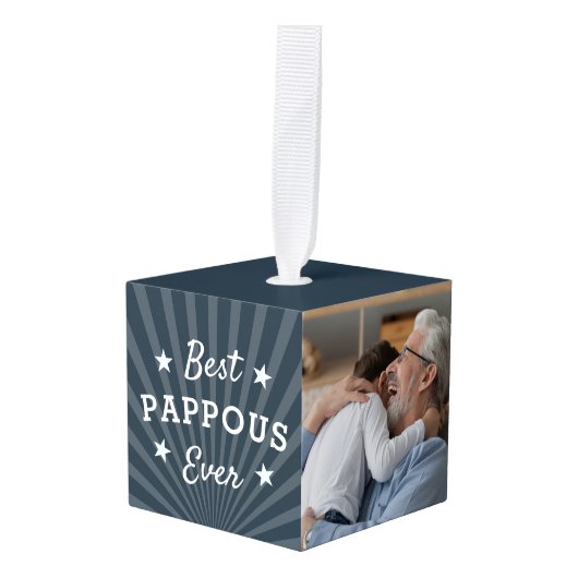 Best Pappous Ever Photo Decoratie (Voorkant hoekig)