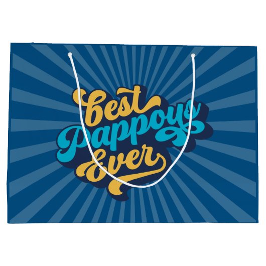 Best Pappous Ever Vaderdag Groot Cadeauzakje (Achterkant)