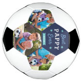 Best Pappy Ever | Aangepaste foto op opa Voetbal (Gedraaid)