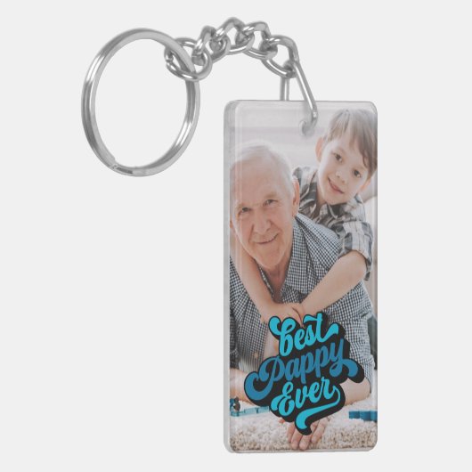 Best Pappy Ever | Foto opa Sleutelhanger (Voorkant Links)