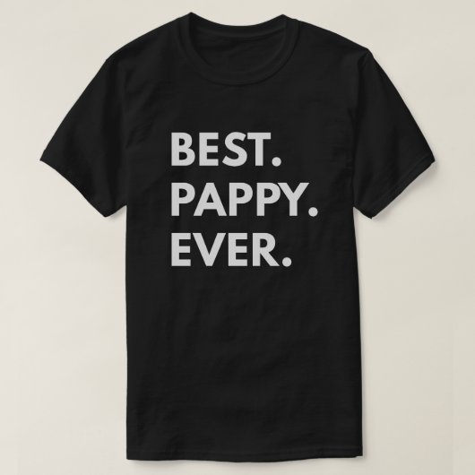 Best Pappy Ever T-shirt (Design voorkant)
