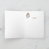 Best Paralegal Wise Owl Humor Kaart (Binnen)