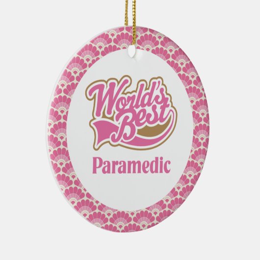 Best Paramedic Gift Ornament ter wereld (Rechts)