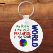 Best Paramedic in world 2 (papa) Sleutelhanger (Voorkant)