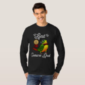 Best Parrot Dad I Yellow sided Green Cheek Conure T-shirt (Voorkant volledig)