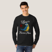 Best Parrot Mom I Blue throated Macaw T-shirt (Voorkant volledig)