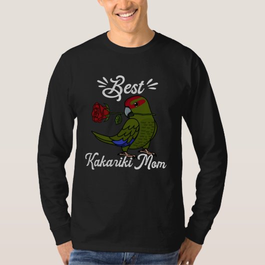 Best Parrot Mom I Red crowned Kakariki T-shirt (Voorkant)