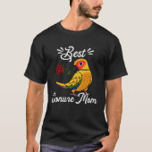 Best Parrot Mom I Sun Conure T-shirt (Voorkant)