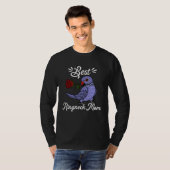 Best Parrot Mom I Violet Indian Ringneck T-shirt (Voorkant volledig)