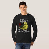 Best Parrot Mom I Yellow Parrotlet T-shirt (Voorkant volledig)