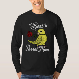 Best Parrot Mom I Yellow Parrotlet T-shirt
