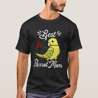 Best Parrot Mom I Yellow Parrotlet T-shirt
