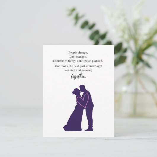 Best Part of Marriage Jubileum Kaart (Staand voorkant)