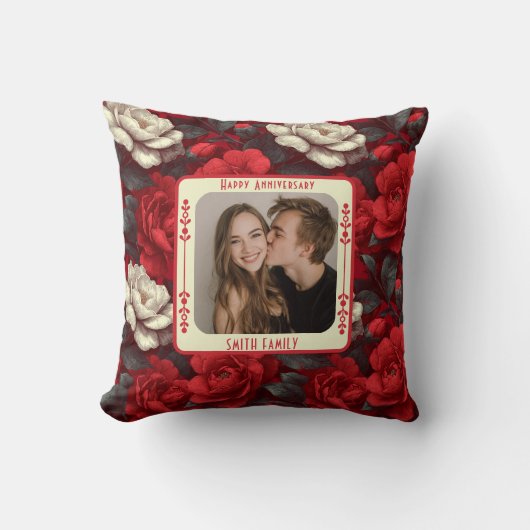 Best Partners 5Th Anniversary Throw Pillow  Kussen (Voorkant)