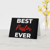 Best Pastor Ever Kaart (Gele Bloem)