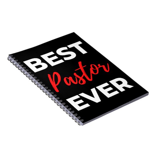 Best Pastor Ever Notitieboek (Rechterzijde)