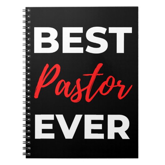 Best Pastor Ever Notitieboek (Voorkant)