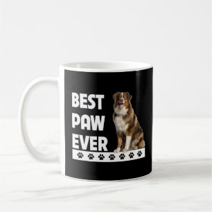 Best Paw Ever Aussie Dog Dad Australian Shepherd F Koffiemok