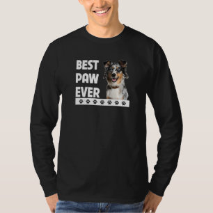 Best Paw Ever Aussie Dog Dad Australian Shepherd F T-shirt