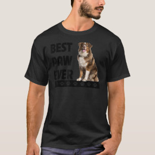 Best Paw Ever Aussie Dog Dad Australian Shepherd F T-shirt