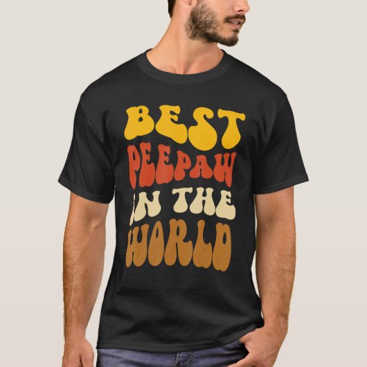 Best Peepaw in de wereld opa opa T-shirt (Voorkant)