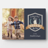 Best Pepaw by Par | Foto Golf Grandpa Fotoplaat (voorkant)