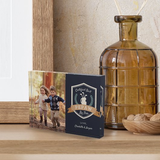 Best Pepaw by Par | Golf Grandpa Fotoblokken