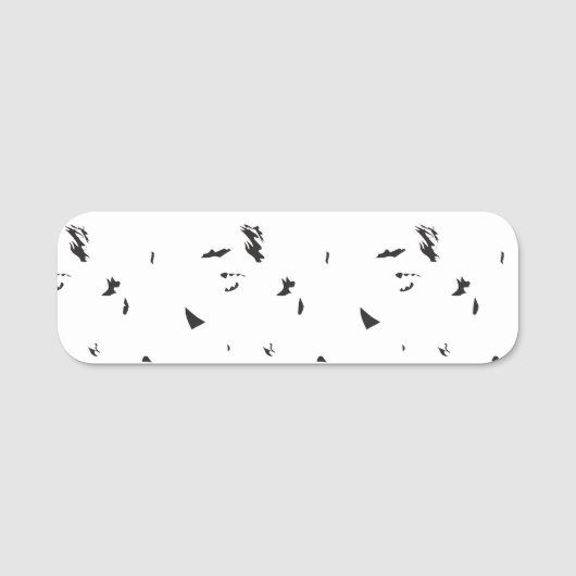 Best personaliseer TextLogo Naam Tags (Voorkant)
