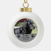 Best Pet Ceramic Ball kerstversiering Keramische Bal Ornament (Voorkant)