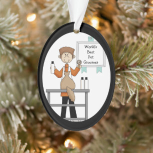 Best Pet Groomer Acrylornament Ornament
