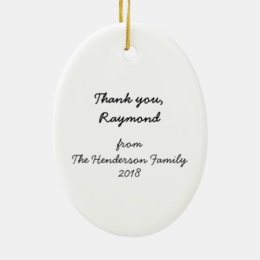 Best Pet Groomer Ornament (Achterkant)