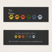 Best Pet Sitter Vet Holiday Cadebewijs Label Mini Visitekaartjes (Voorkant /achterkant)