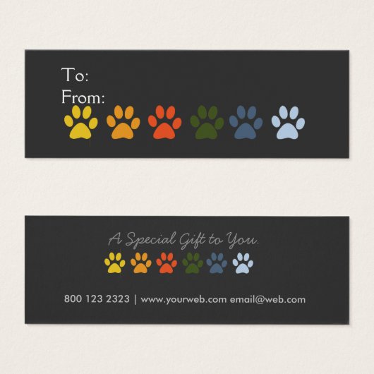 Best Pet Sitter Vet Holiday Cadebewijs Label Mini Visitekaartjes (Voorkant /achterkant)